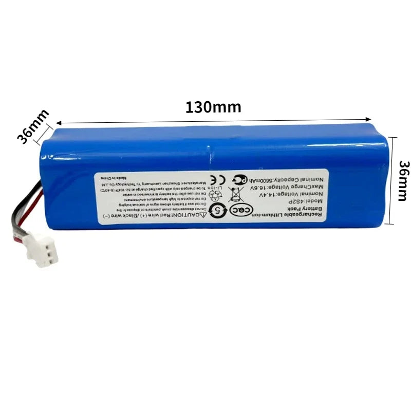 12800mAh Replacement Battery for Ecovacs Deebot Ozmo 900 920 N8 Robot Vacuum Battery HIP