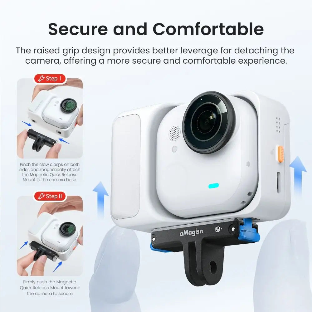 Magnetic Quick-Release Mount Adapter for Insta360 Go Ultra Camera Mount Adapter HIP