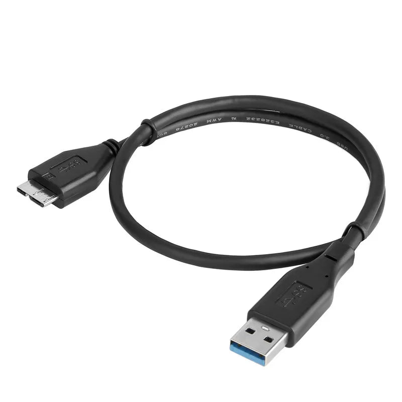 USB 3.0 to Micro B Cable 40cm – HDD & Laptop Data Transfer USB Data Cable HIP
