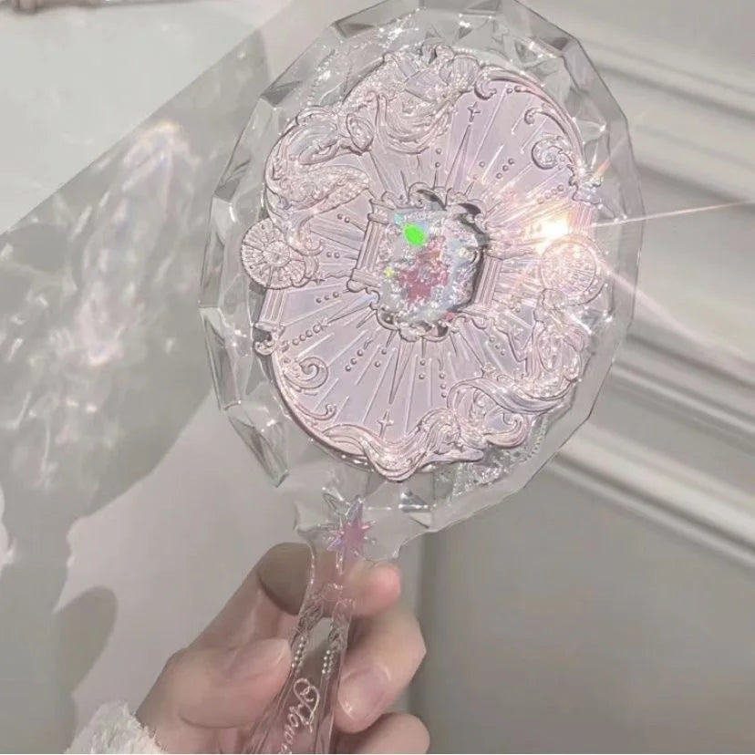 Flower Knows Shell's Jewel Handheld Compact Makeup Mirror Handheld Makeup Mirror HIP white mermaid