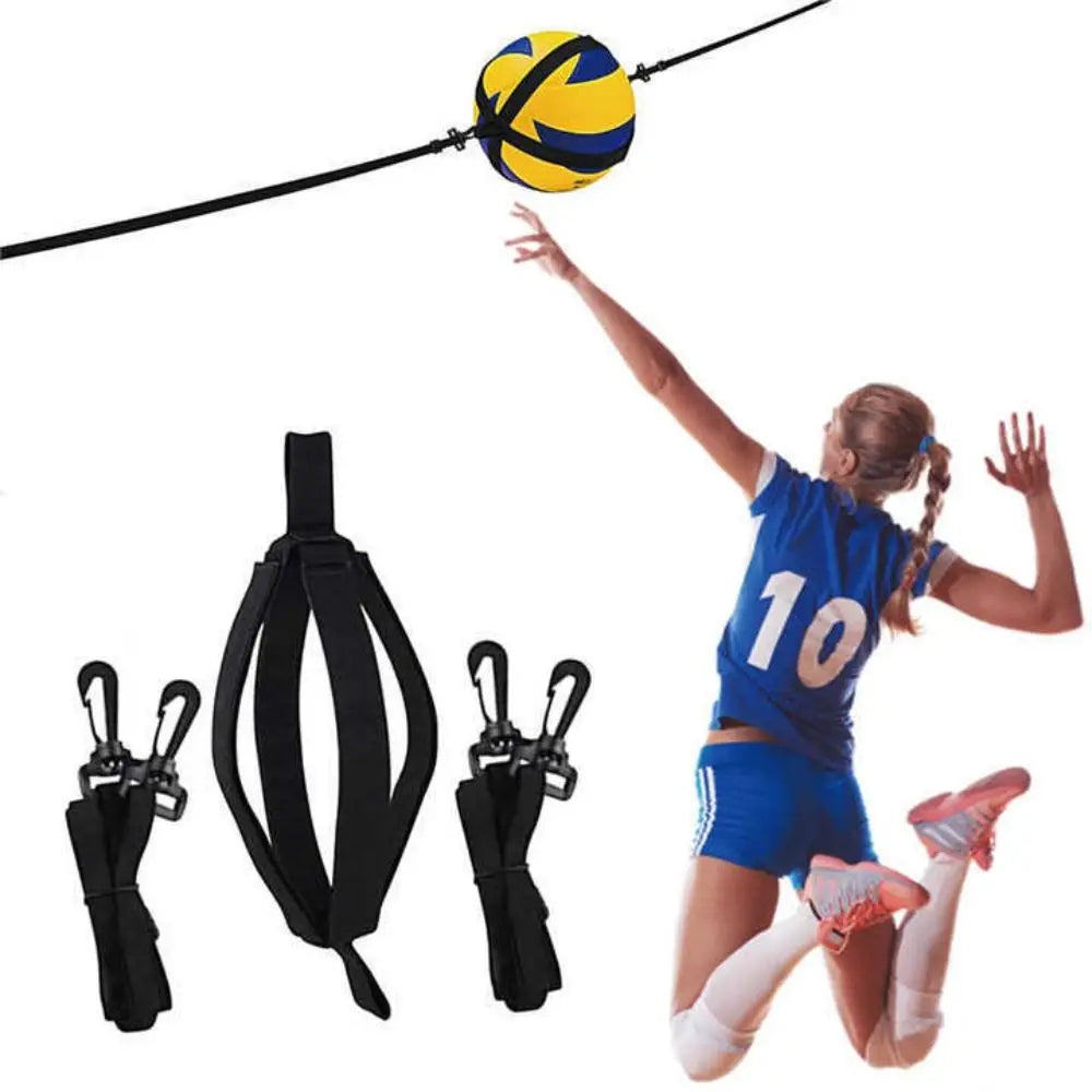 Elastic Volleyball Spike Trainer – Solo Serve Training Chain Volleyball Training Aid HIP