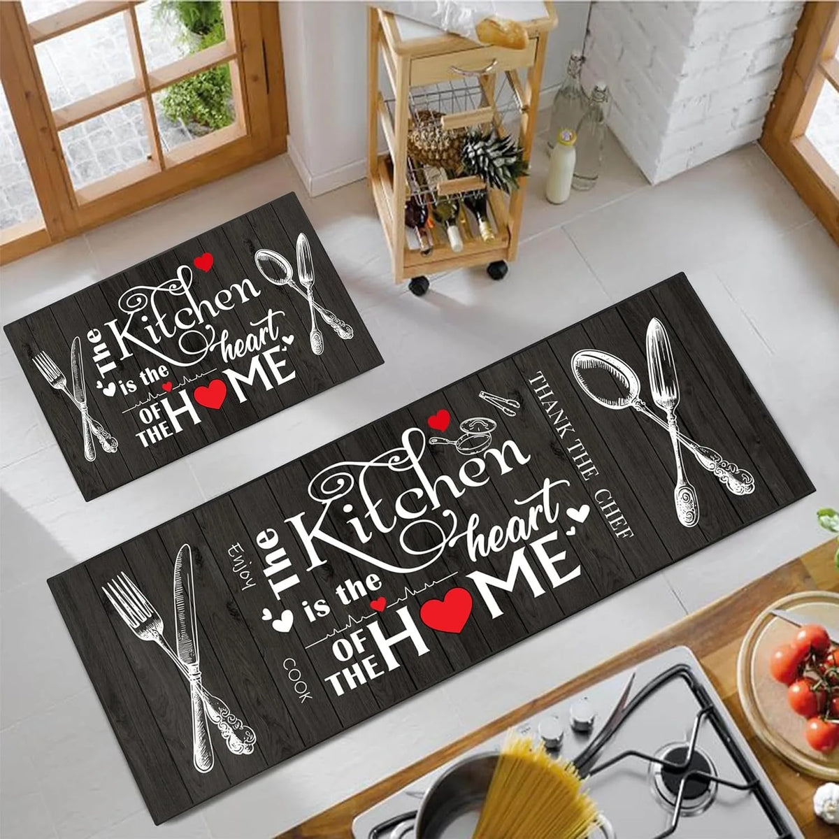 American Retro Kitchen Runner Rug – Absorbent Floor Mat Kitchen Runner Rug HIP