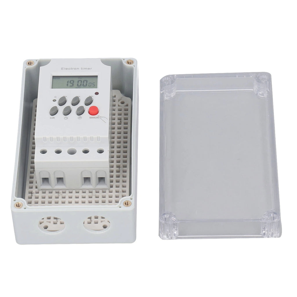 Digital Timer Box Swimming Pool Pump Timer Waterproof Digital Timer Box Programmable Time Control for Heater Spa Motor HIP