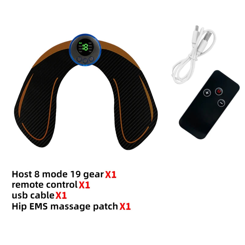 EMS Muscle Stimulator – USB Rechargeable Hip & Ab Toner EMS Muscle Stimulator HIP D