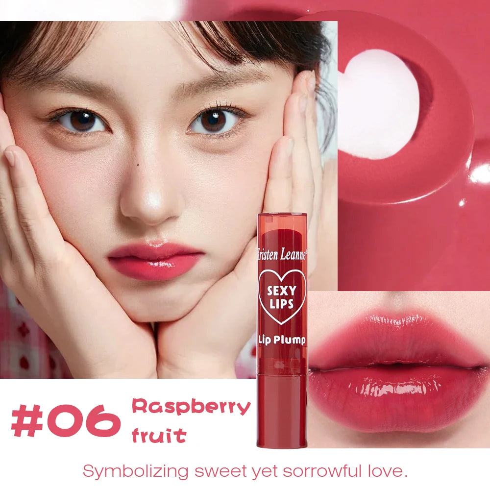 Colored Moisturizing Lip Balm Love Sandwich Lipstick Nutrition Diluting Lip Line Anti-dry Lip Oil Mirror Lasting Lipgloss Makeup HIP 06