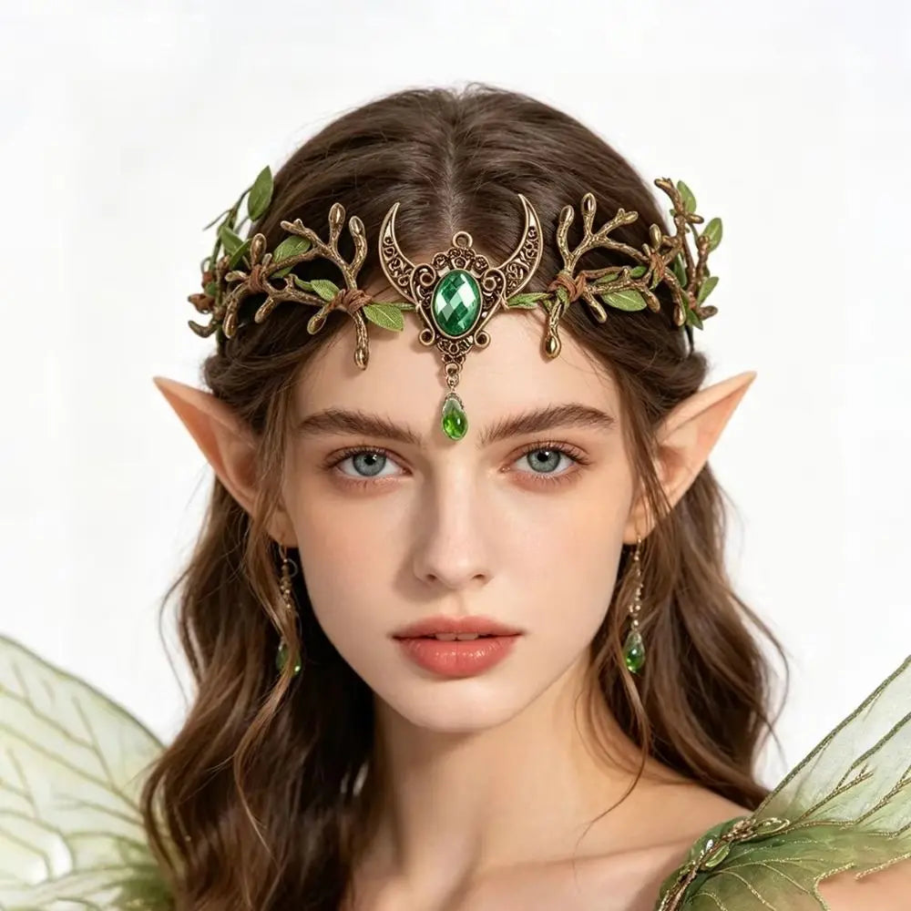 Elven Crown Vine Tiara – Fantasy Fairy Headband Accessory Fantasy Tiara Headband HIP