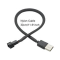5V USB to 3-Pin CPU Fan Adapter Cable with Switch – 30cm Fan Adapter Cable HIP 30cm nylon