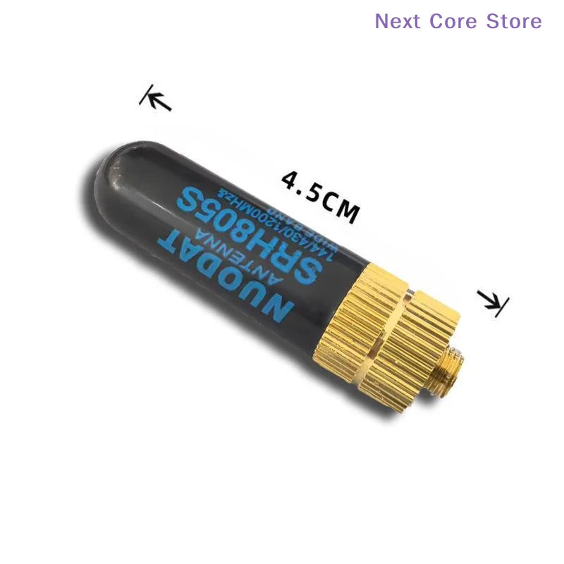 SRH805S Dual Band UHF VHF Antenna for Walkie Talkie 4.5cm Two-Way Radio Antenna HIP
