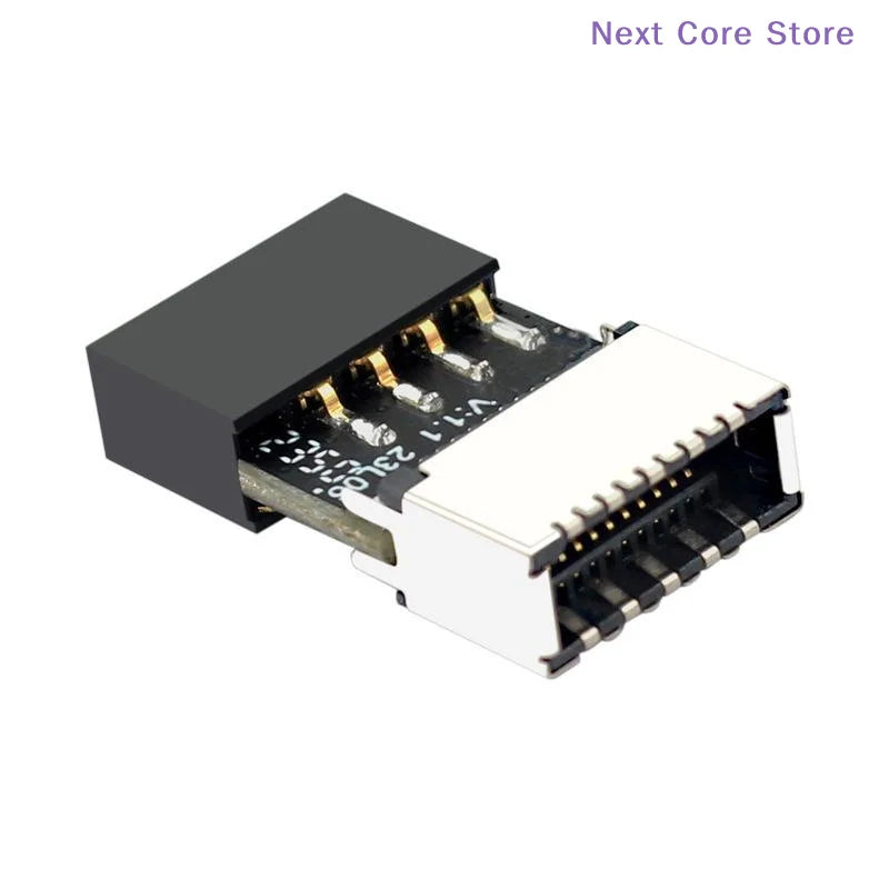 USB 2.0 9-Pin to Type-C Type-E Female Motherboard Adapter Motherboard USB Adapter HIP