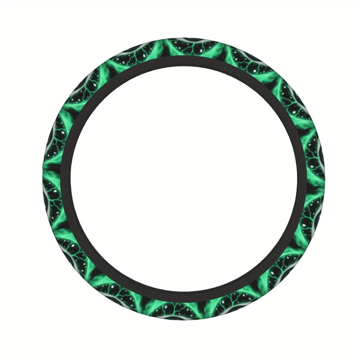 Cosmic Nebula Bling Fabric Steering Wheel Cover – Non-Slip Steering Wheel Cover HIP