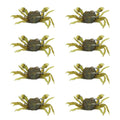8-Pack Artificial Crab Soft Bait Lures with Hooks – 13cm 34g Fishing Soft Bait HIP Green--