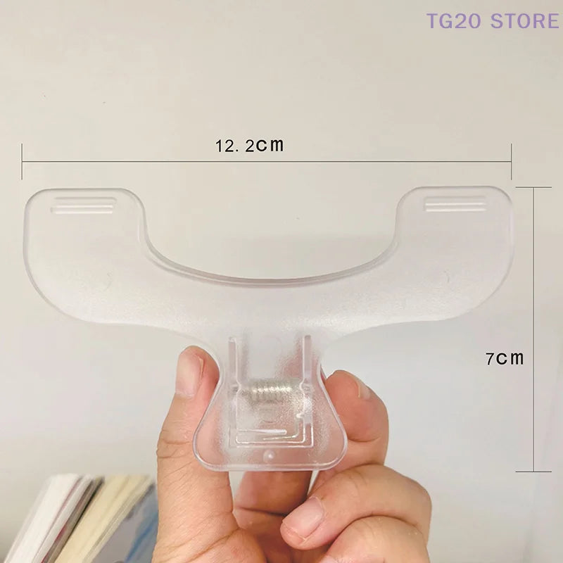 Frosted Transparent Book Page Clip – Memo & Reading Tool Book Page Clip HIP