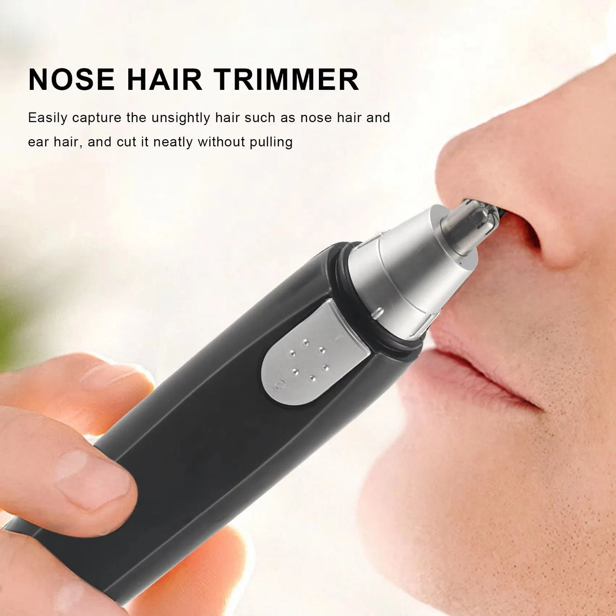 Electric Nose & Ear Hair Trimmer – Painless 360° Rotary Nose & Ear Trimmer HIP