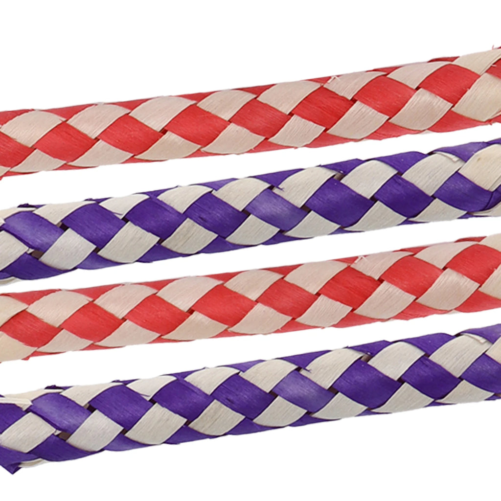 24pcs Finger Traps Birds Parrots Chew Toy Chinese Bamboo Traps DIY for Kids Parties Chinese Bamboo Traps Bamboo HIP