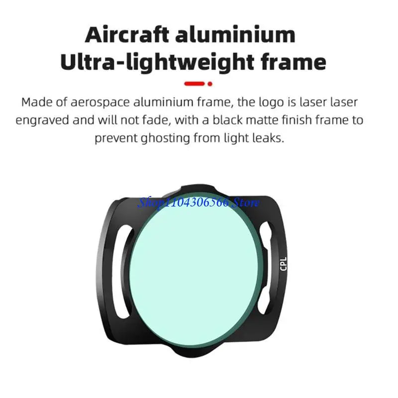 Drone Lens Filter UV/CPL/ND for DJI Avata & O3 Air Unit Drone Lens Filter HIP