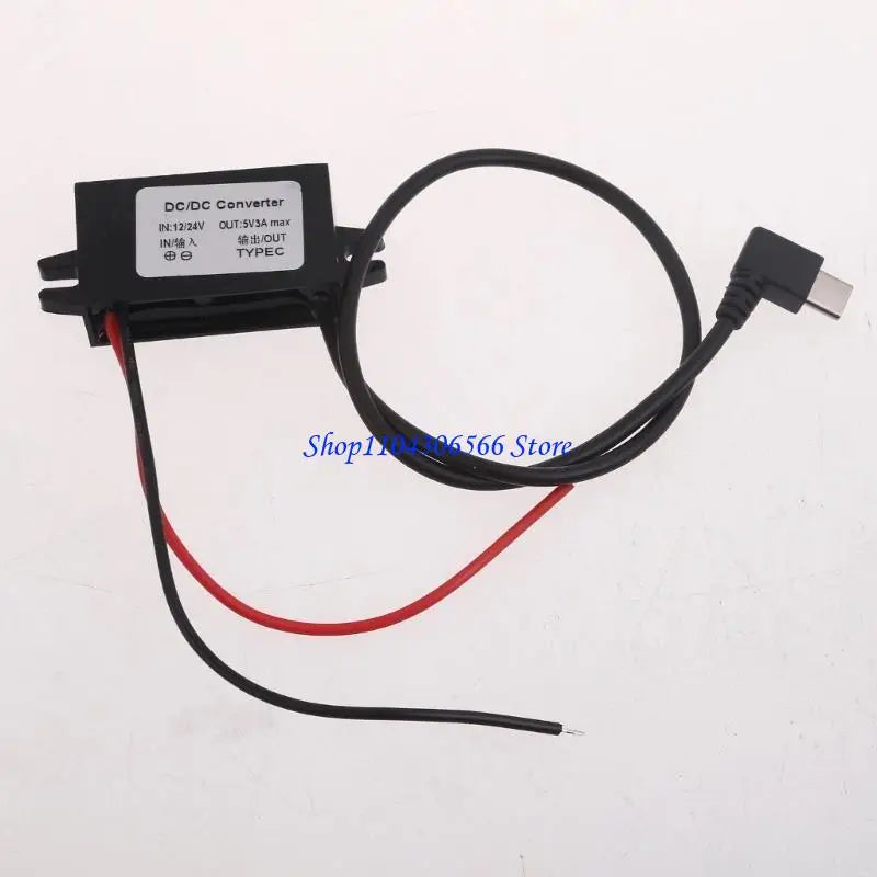 12V to 5V USB-C Step-Down Converter Buck Module – 3A Voltage Converter Module HIP straight head CN