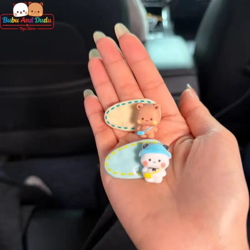 Panda Bubu & Dudu Cartoon Hair Clips – Cute Anime Hairpin Set Anime Hair Clips HIP