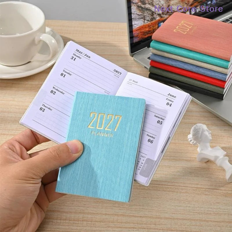 2027 Mini Pocket Planner – Weekly Monthly Agenda Diary Book Pocket Agenda Planner HIP