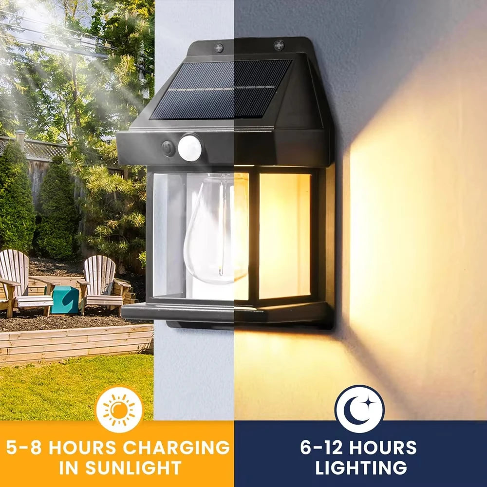 Solar Outdoor Wall Lamp – Waterproof Garden Night Light Solar Wall Light HIP