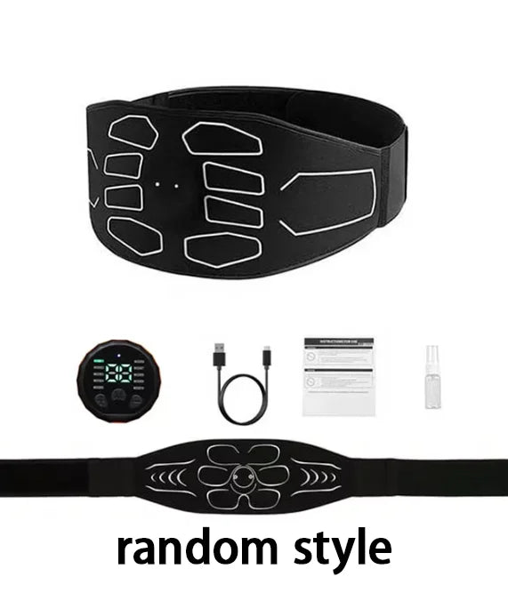 AXH Electric Waist Body Massager Belt – USB Rechargeable Electric Massager Belt HIP black 1