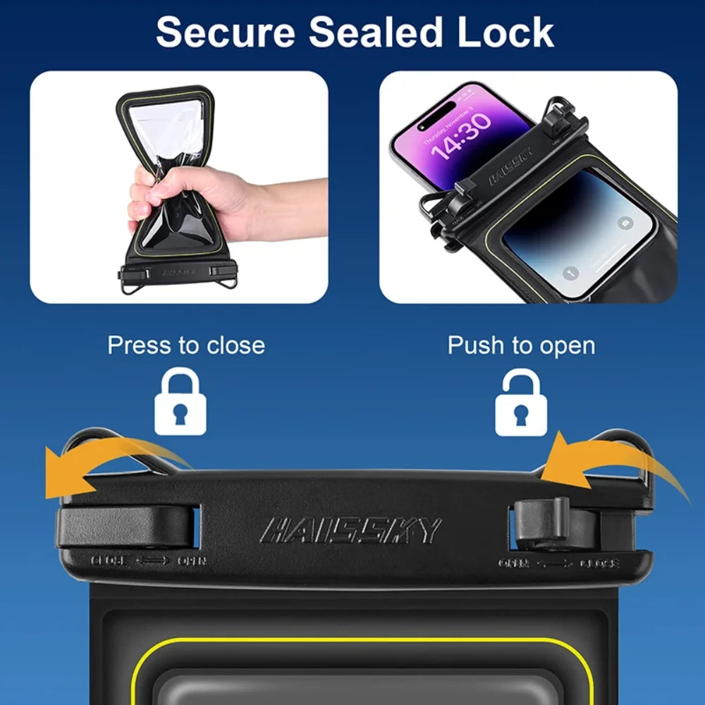 Waterproof Phone Pouch – IPX8 Touch Screen Floating Dry Bag Waterproof Phone Pouch HIP