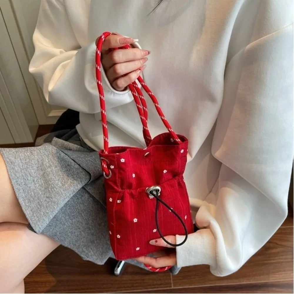 Floral Canvas Crossbody Bag – Lightweight Women's Shoulder Bag Crossbody Shoulder Bag HIP
