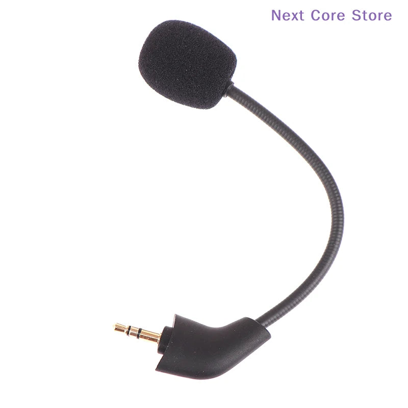 3.5mm Replacement Boom Mic for HyperX Cloud 2 & Silver Gaming Headset Mic HIP