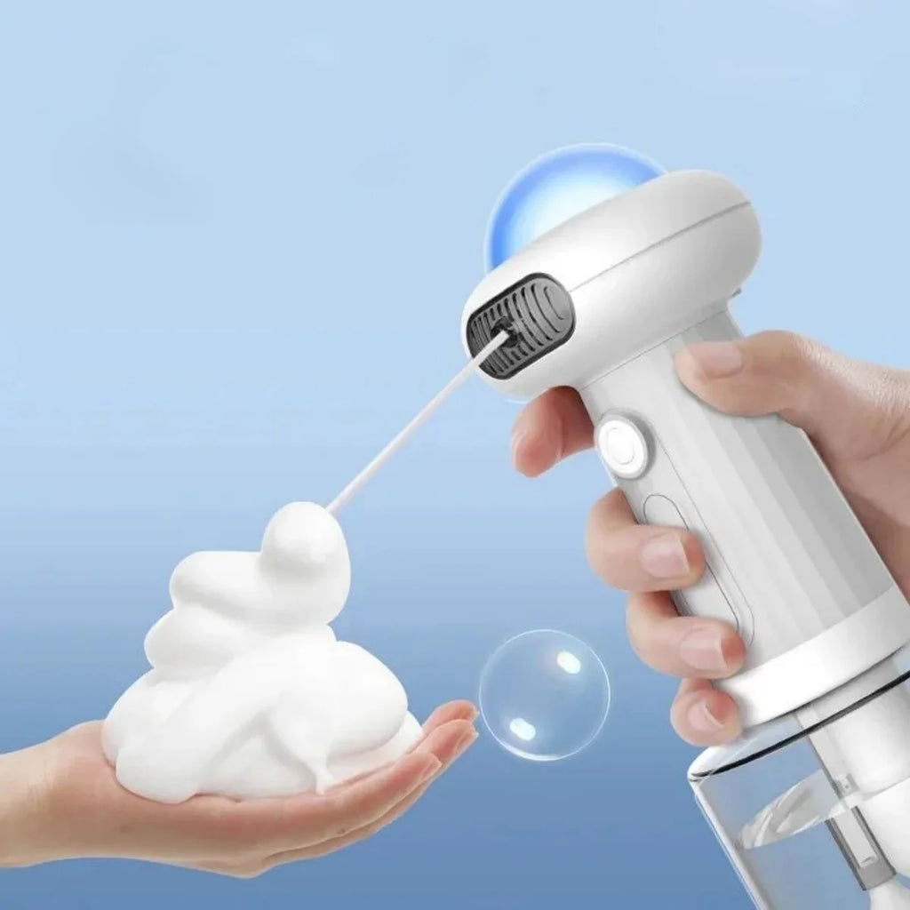 A UFO Flying Saucer Shape Cats And Dogs Bathing With Electric Foam Machine USB Rechargeable Automatic Soap Dispenser Foam Machin HIP