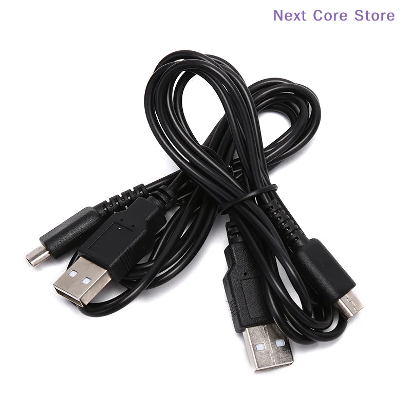 USB Charging Cable for Nintendo DS Lite – 1.2m Black USB Charging Cable HIP