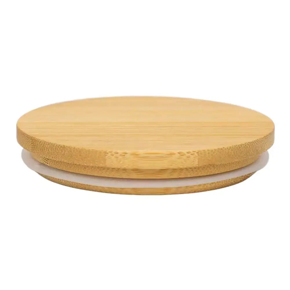 Wood Mason Jar Lid Reusable Canning Caps Various Sizes Bottle Sealing Caps Wide Mouth Cover Wood Lids Kitchen Organization HIP 100mm