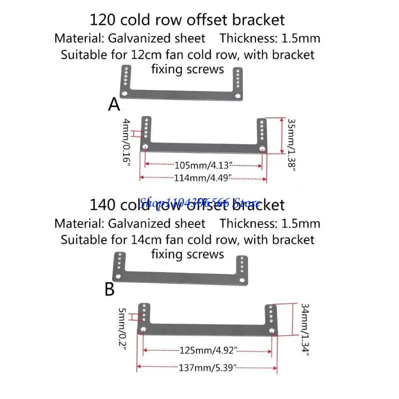 Aluminum Radiator Offset Mounting Bracket – 011D Mini & Mini Air Radiator Mounting Bracket HIP