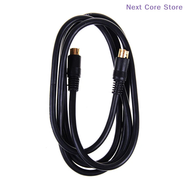 1.5M S-Video 4-Pin Male to Male Cable – DVD, HDTV & VCR S-Video Cable HIP