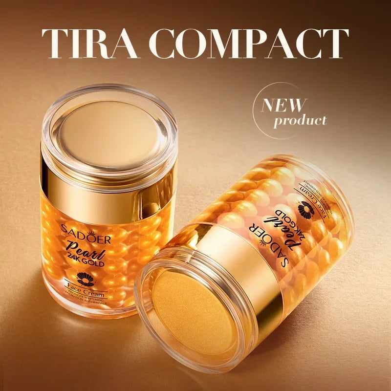 24K Gold Pearl Collagen Face Cream – Brightening & Firming Face Moisturizer Cream HIP