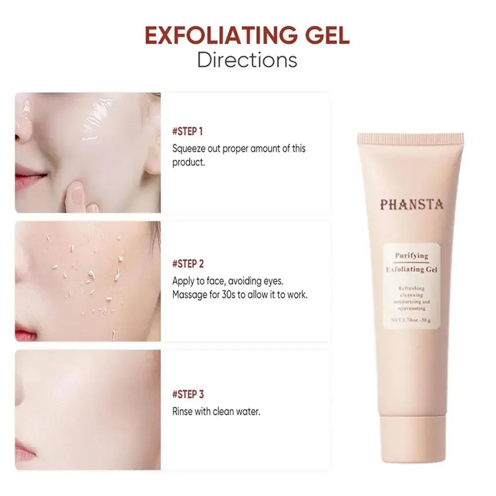 Face Exfoliating Gel – Deep Cleanse, Brighten & Moisturize Face Exfoliating Gel HIP
