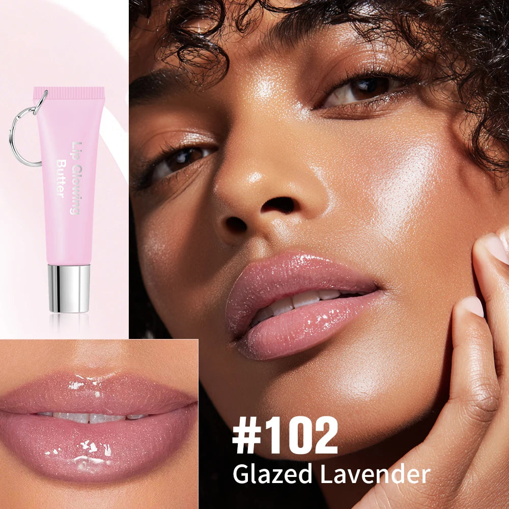 Mirror Pearl Lipgloss Long Lasting Moisturizing Lipstick Shine Glitter Lip Glaze Non Stick Cup Jelly Pout Lip Tint Makeup HIP