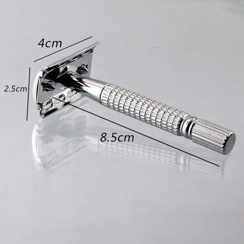 Men's Folding Straight Razor – Stainless Steel Barber Shaver Folding Straight Razor HIP