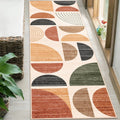 Geometric Non-Slip Washable Runner Rug – Kitchen & Hallway Runner Floor Mat HIP 2 40x120cm-Felt