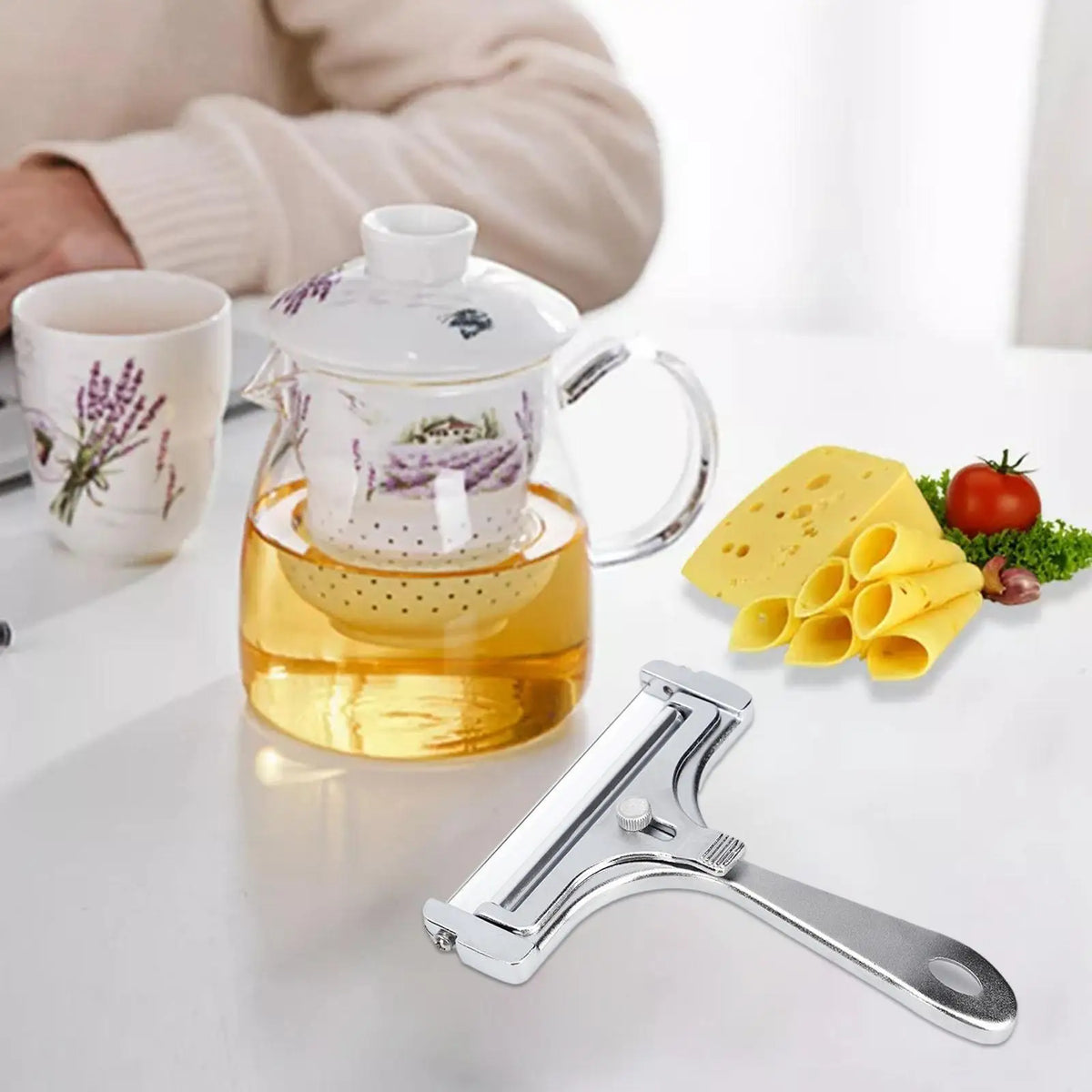 Cheese Slicer Cheese Scraper With Adjustable Thickness Butter Cheese Shaver Butter Slicer Multi-purpose Kitchen Tool HIP