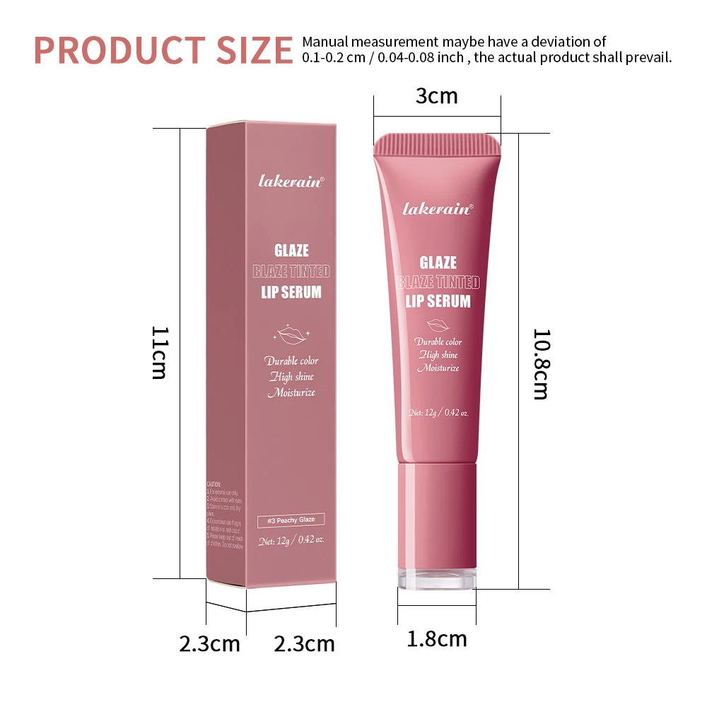 Lip Gloss Lip Glowy Balm Nourishing Tinted Moisturizer Repairing Lip Tint Glow Liquid Lips Gel Hydrating Lips Care HIP