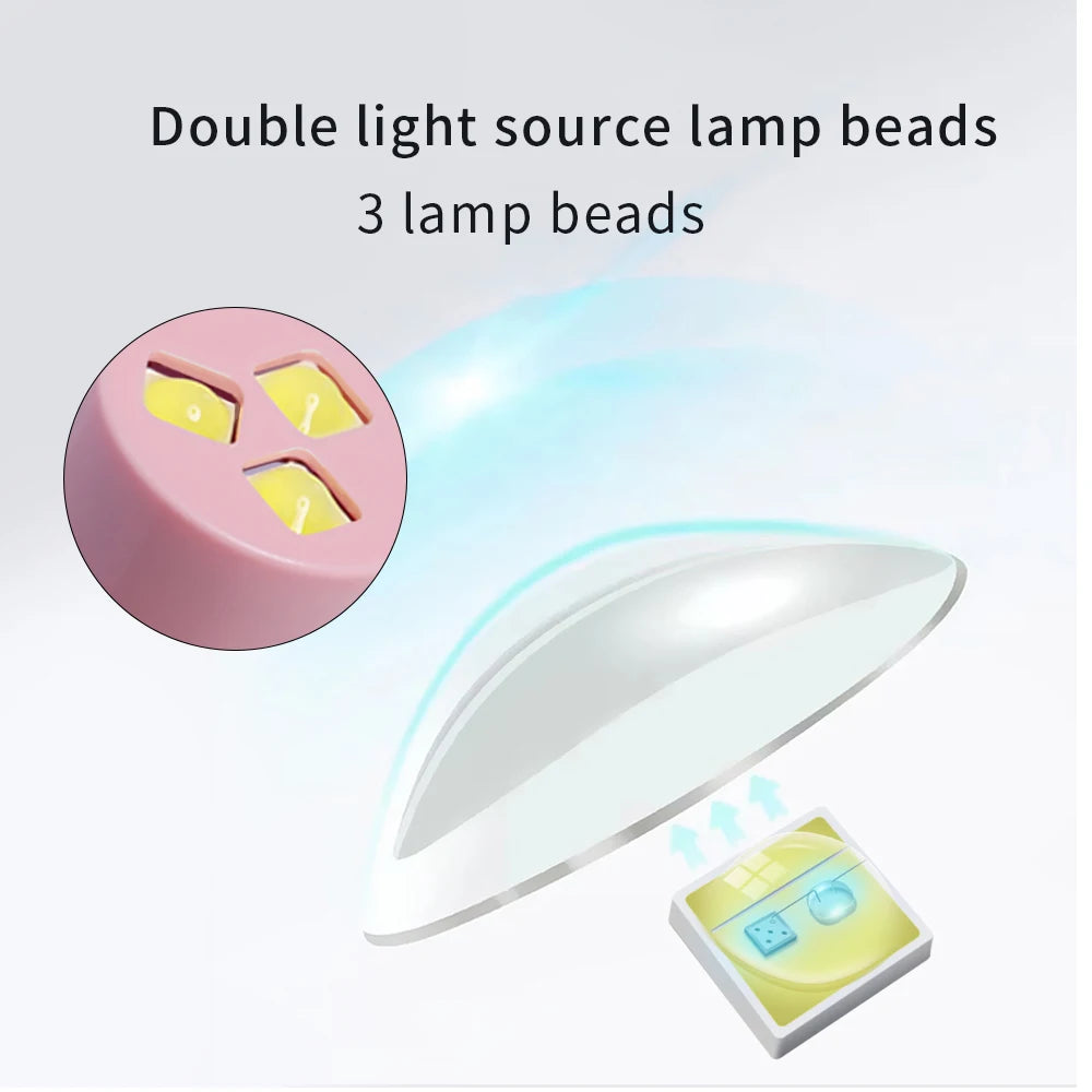 Mini Portable LED Nail Lamp – USB Gel Polish Dryer Pen LED Nail Lamp HIP