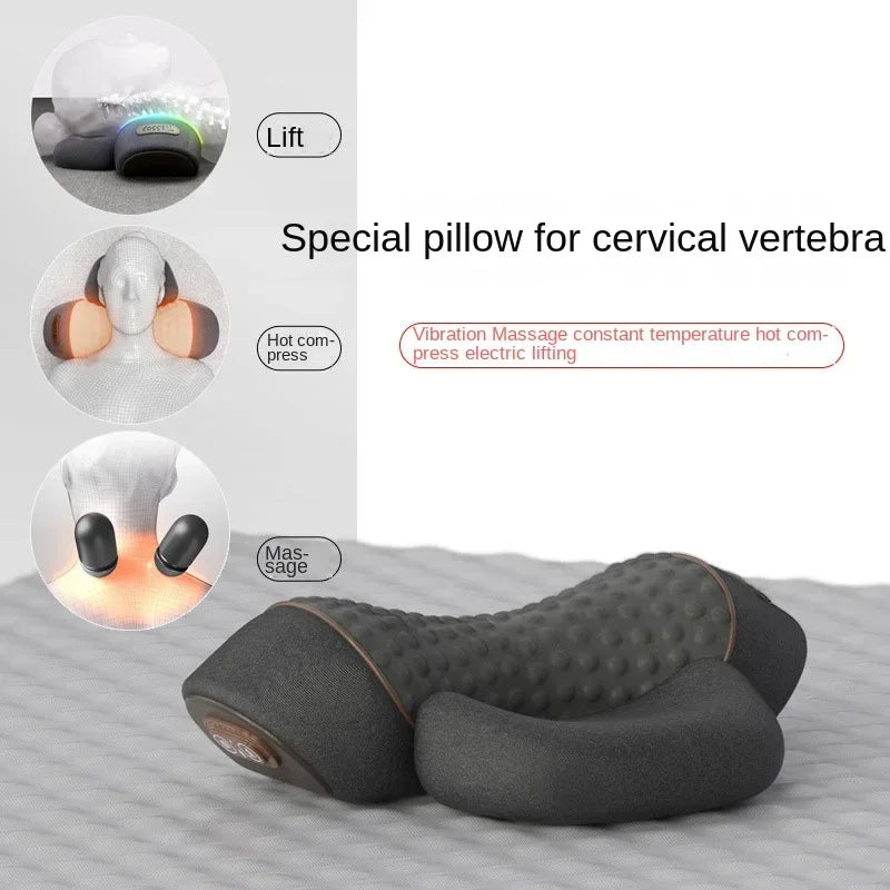Electric Neck Massager Pillow – Heat & Vibration Support Neck Massager Pillow HIP