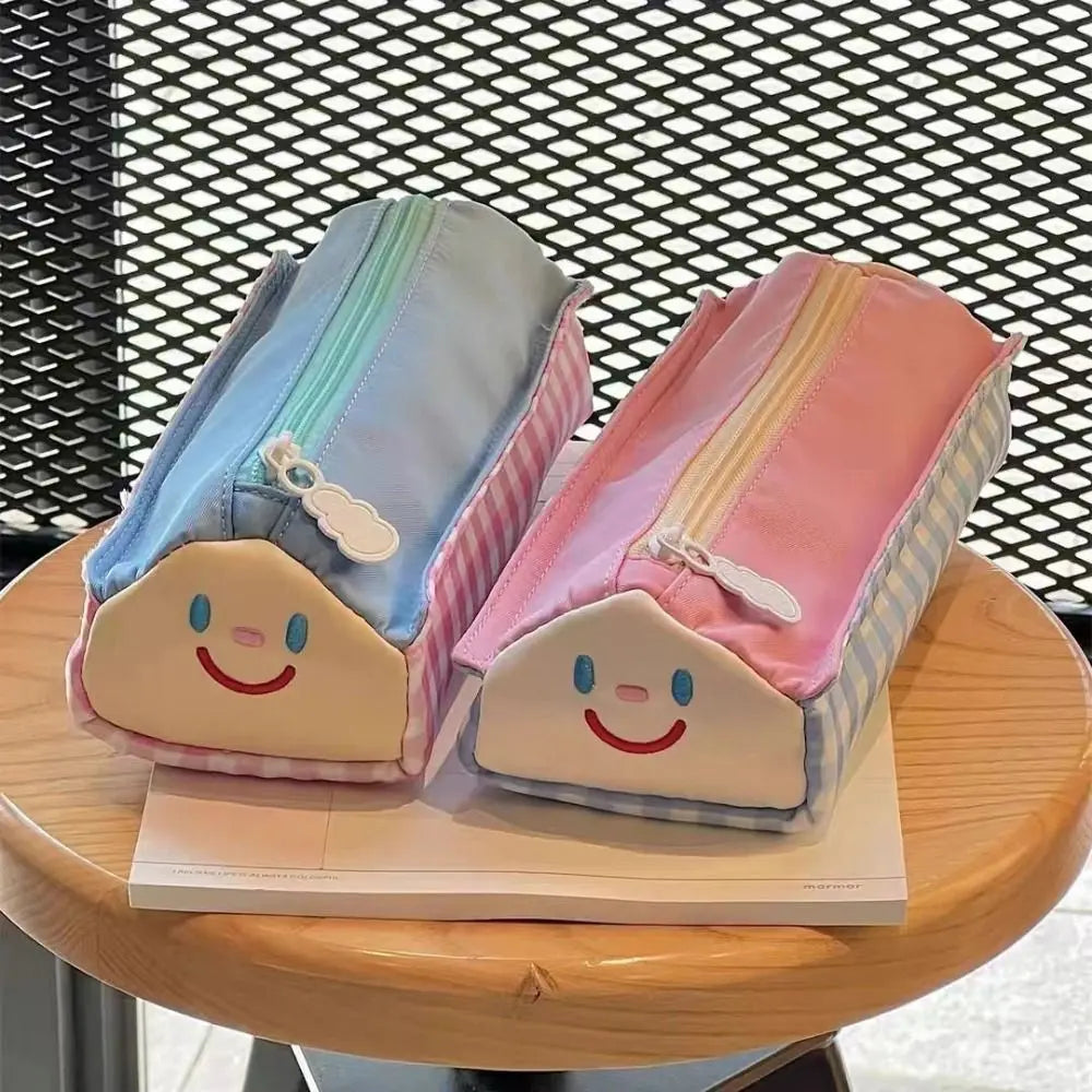 House Shape Embroidery Pencil Case – Large Capacity Pen Bag Pencil Case HIP