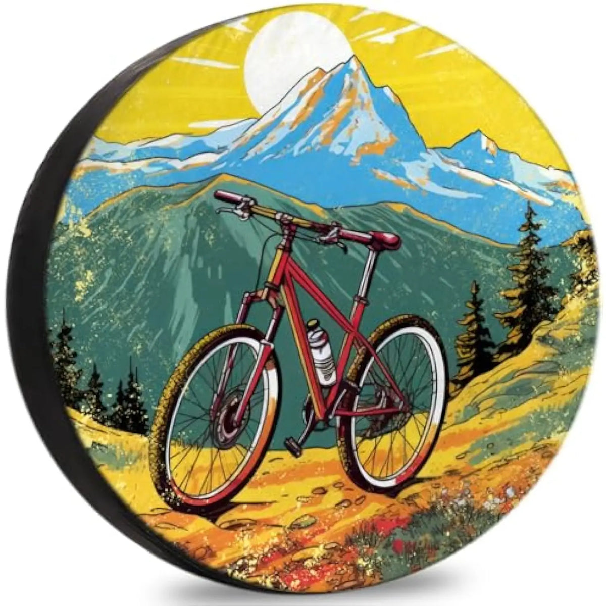 Mountain Biking Spare Tire Cover – Polyester Wheel Protector Spare Tire Cover HIP Acquiesce 14 in
