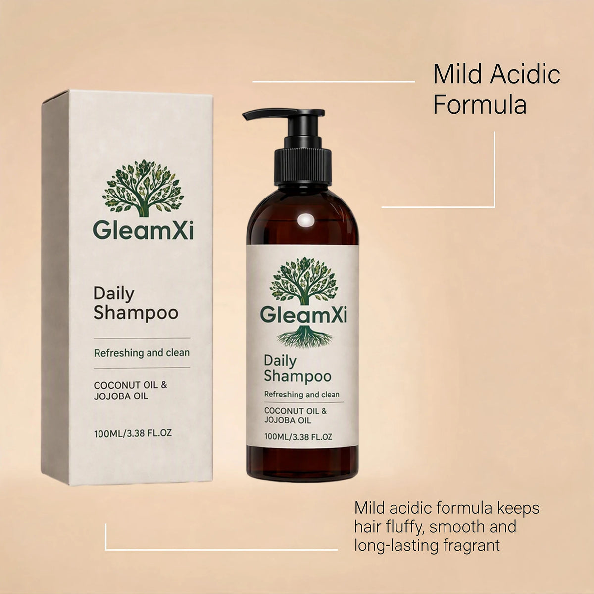 Coconut Oil Daily Shampoo – Volumizing & Smoothing | HIP Nourishing Shampoo HIP
