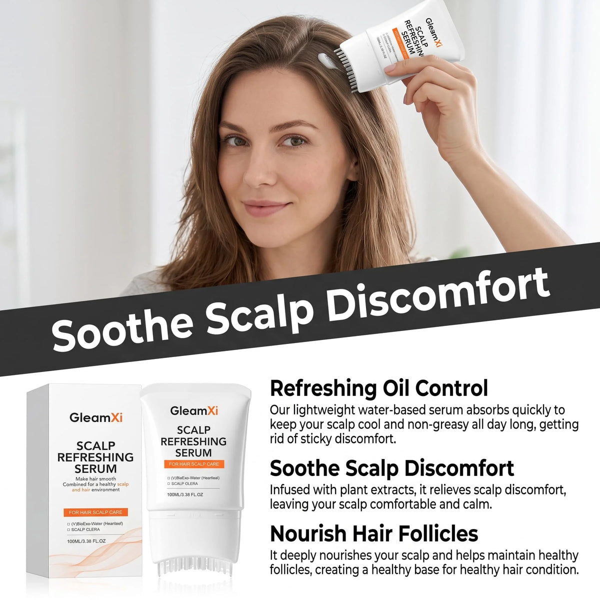 Fluffy Hair Essence – Volumizing Scalp Serum & Nourishing Oil Scalp Hair Serum HIP