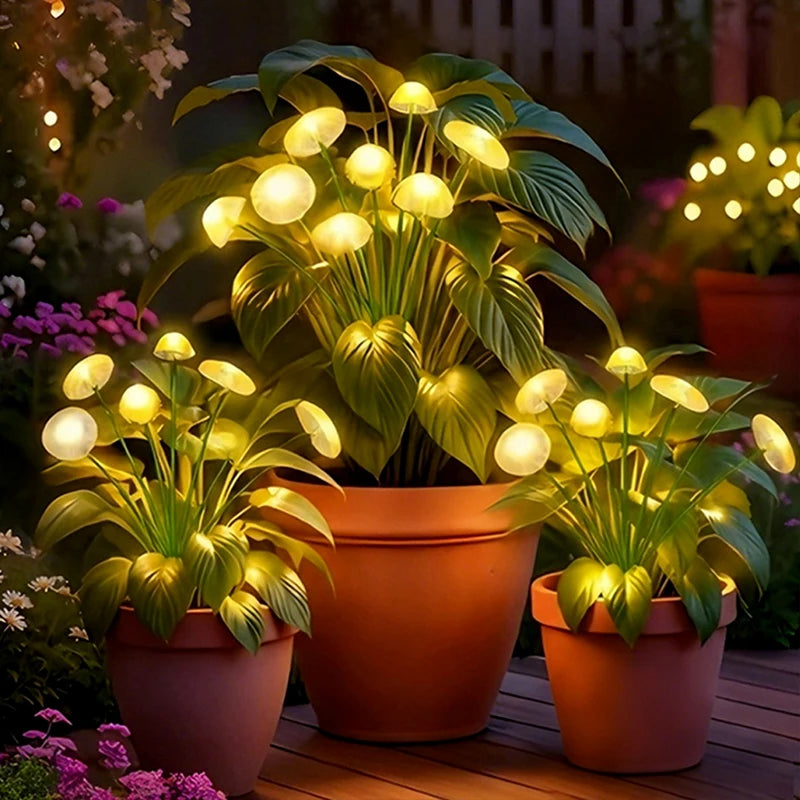 Solar Jellyfish Mushroom Lights – Outdoor Garden Lawn Decor Solar Garden Lights HIP 2pcs Warm
