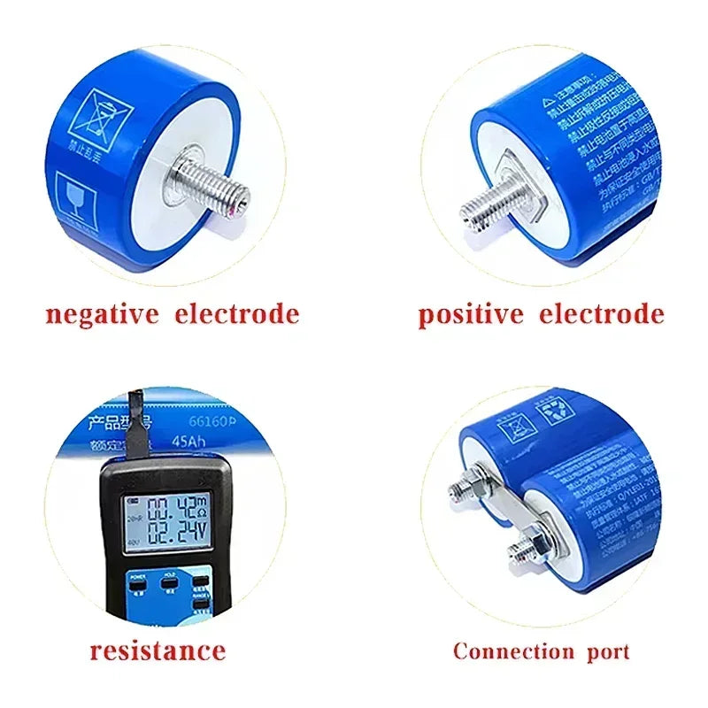 Yinlong 66160 LTO Lithium Titanate Battery 2.3V 40Ah/45Ah LTO Battery Cell HIP