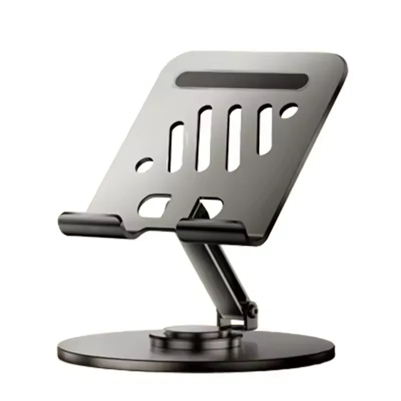 Foldable Aluminum Tablet & Phone Stand – 360° Adjustable Mount Tablet Phone Stand HIP GRAY