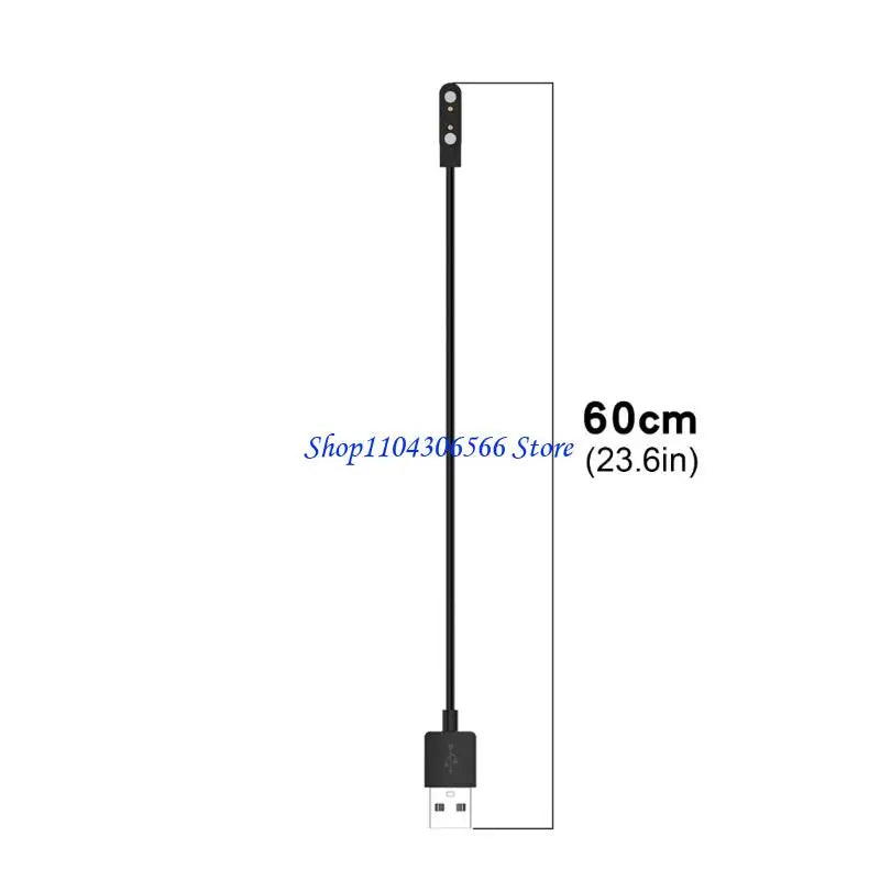 USB 2-Pin Fast Charging Cable for JrTrack 5 Kids Smartwatch Smartwatch Charging Cable HIP