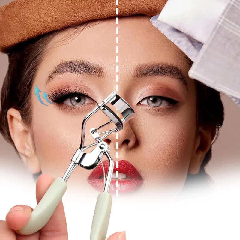 Eyelash Curler Eyelash Curler Tweezers Curved Handle Does Not Hurt Eyelashes Long-lasting Curling Eye Makeup Cosmetics Tools HIP